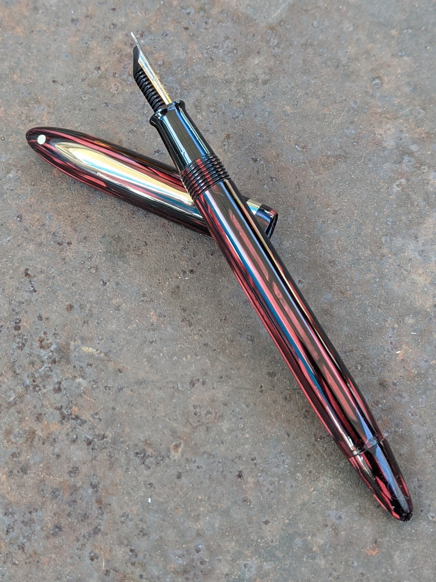 Carmine Sheaffer Balance Sovereign Fountain Pen