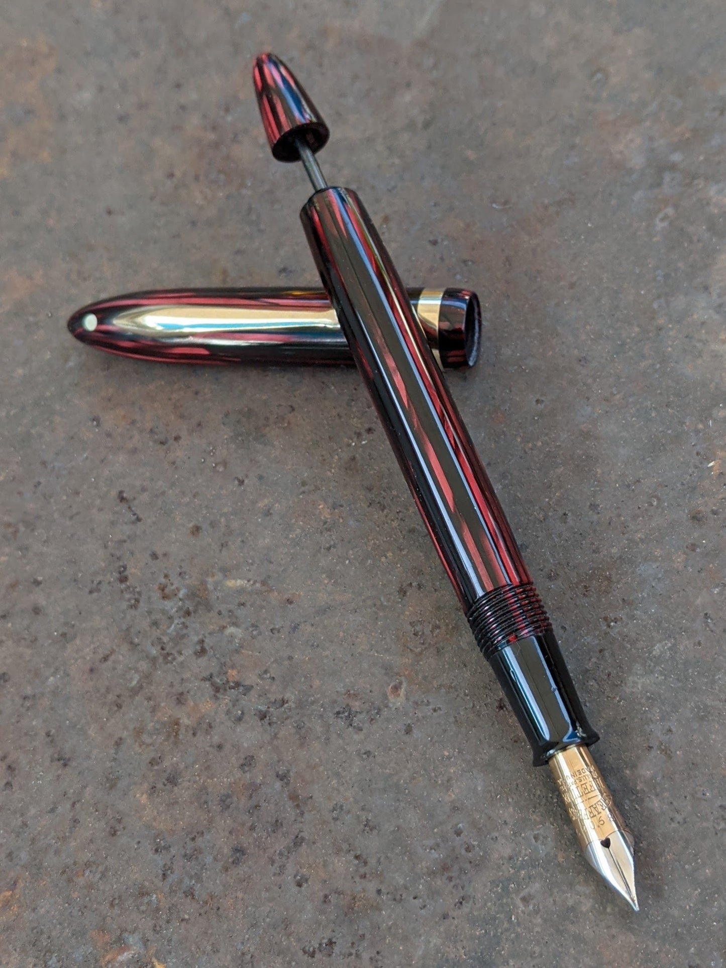 Carmine Sheaffer Balance Sovereign Fountain Pen