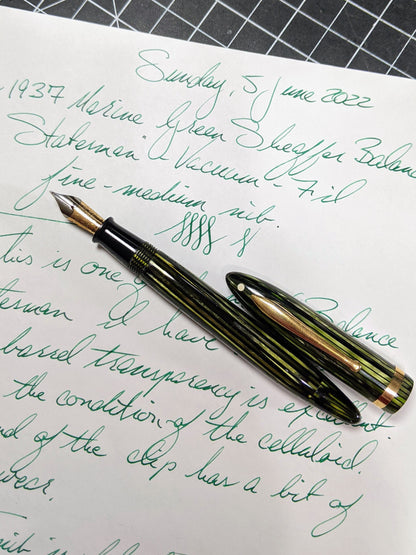 Pluma estilográfica Sheaffer Balance Statesman verde marino