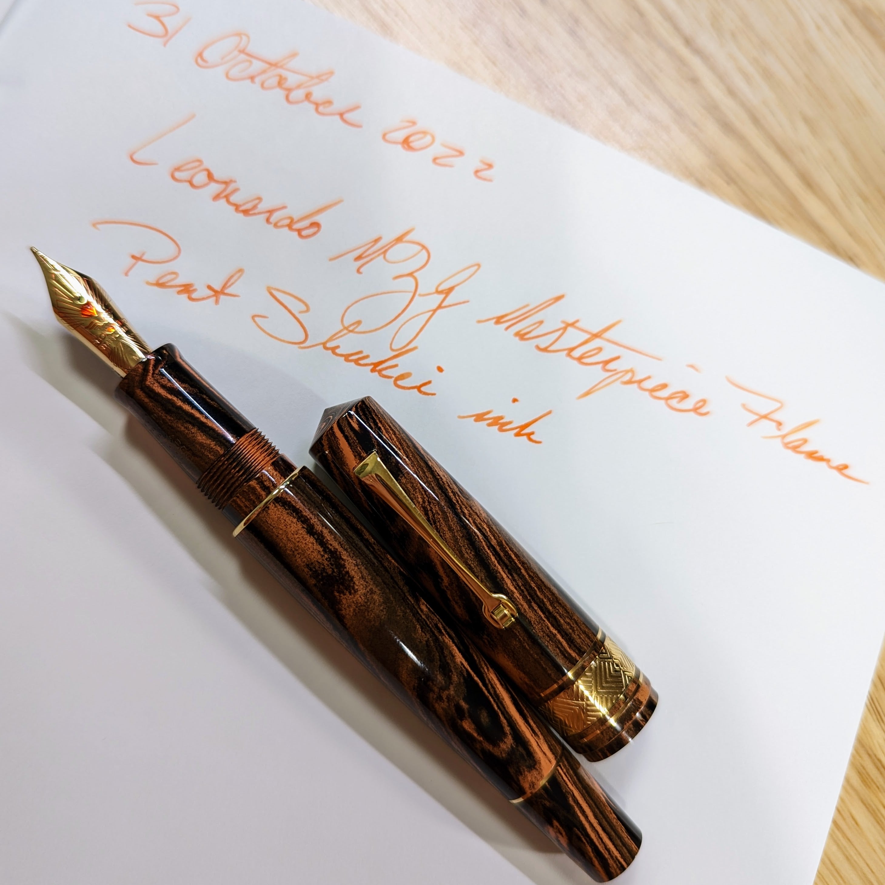 Leonardo MZG Masterpiece Flame - medium La Fenice nib